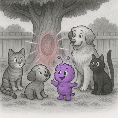 The Feisty Four and the Portal Under the Tree