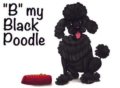 B my black poodle