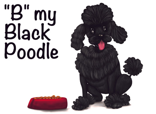 B my black poodle